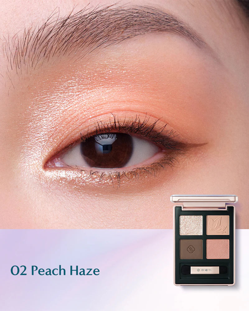 Butterfly Glitter Quad Eyeshadow Palette