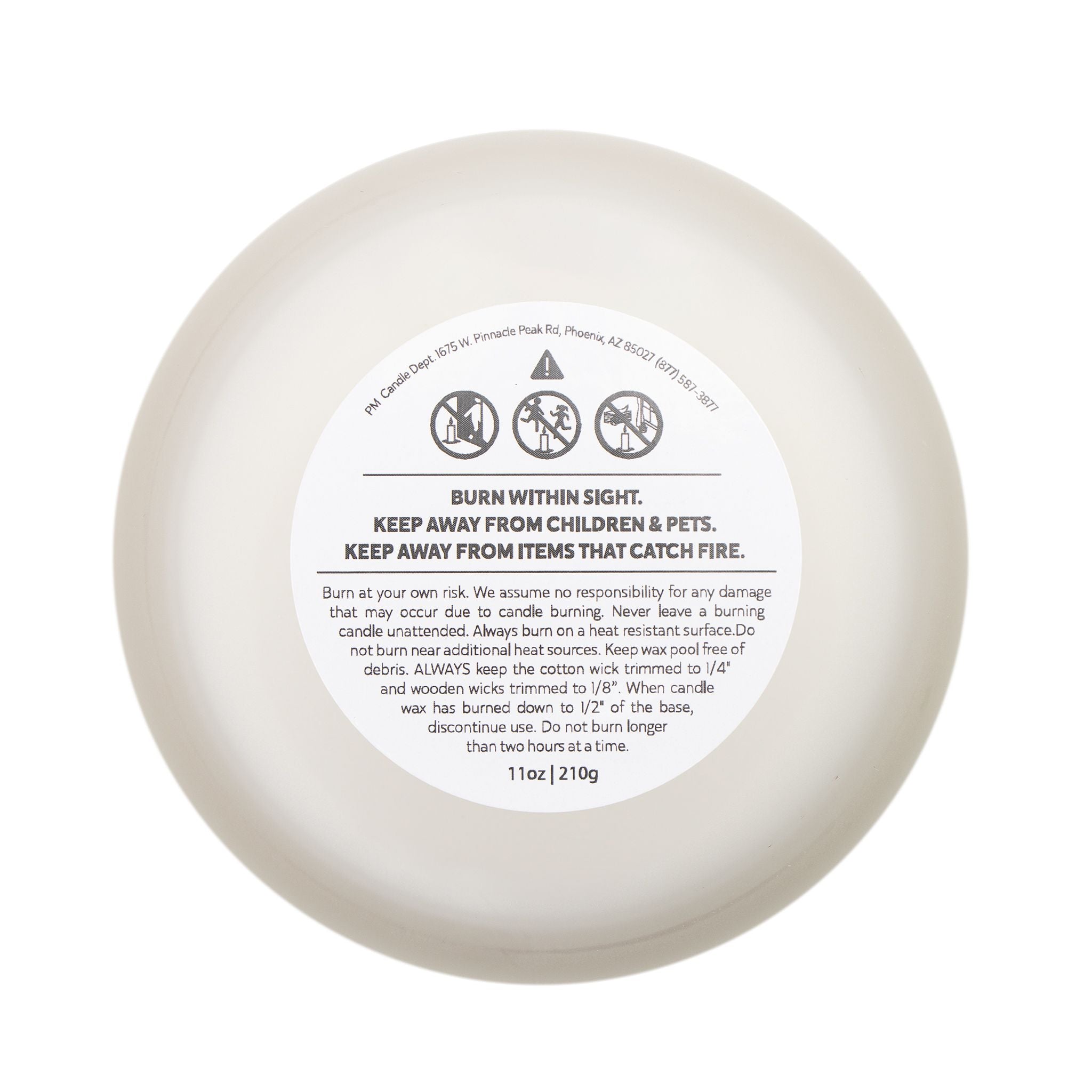 MØNAMALIST Vanilla Eclipse Vegan Wax Candle - 11oz