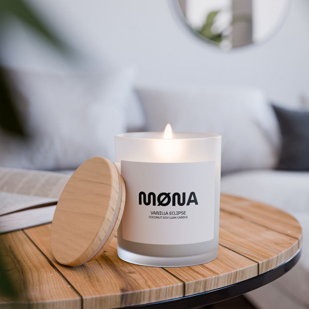 MØNAMALIST Vanilla Eclipse Vegan Wax Candle - 11oz