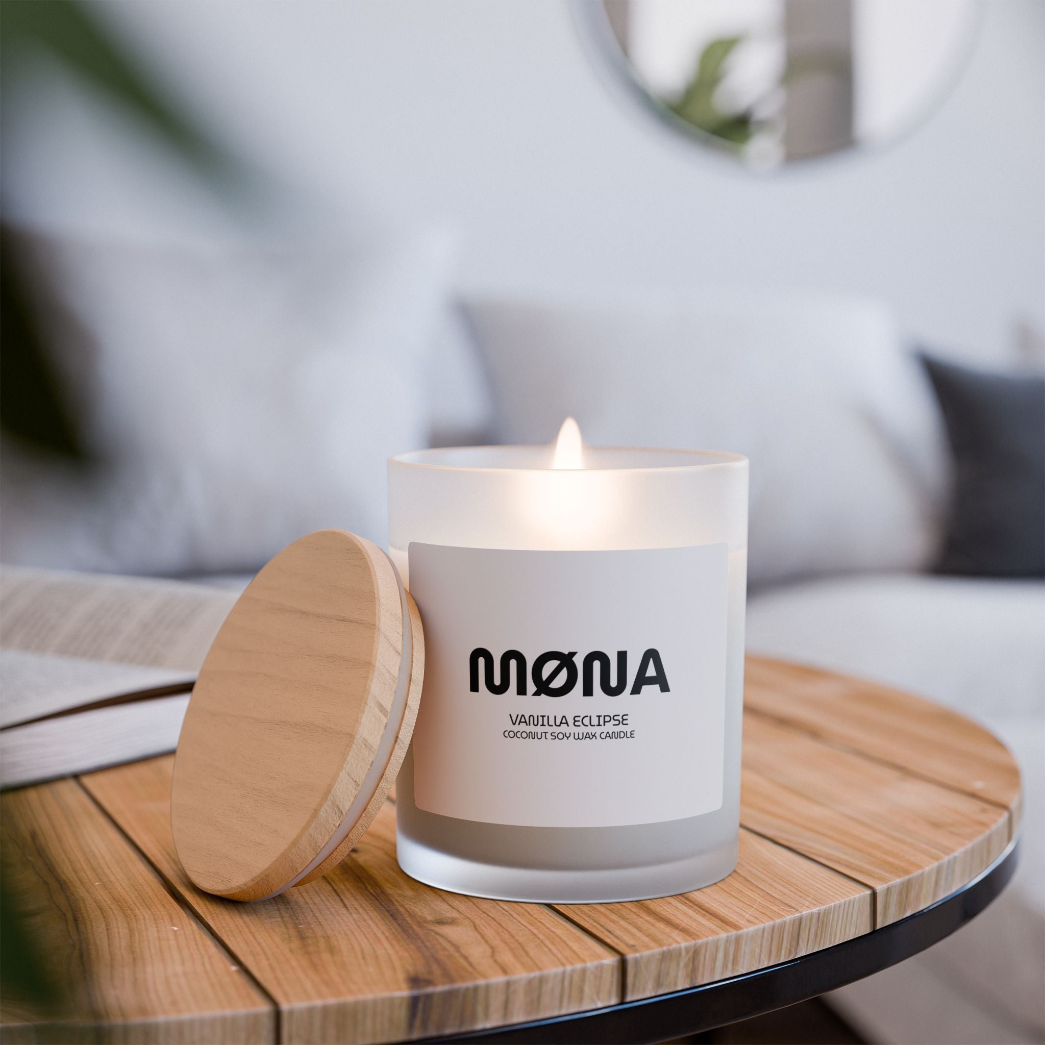 MØNAMALIST Vanilla Eclipse Vegan Wax Candle - 11oz