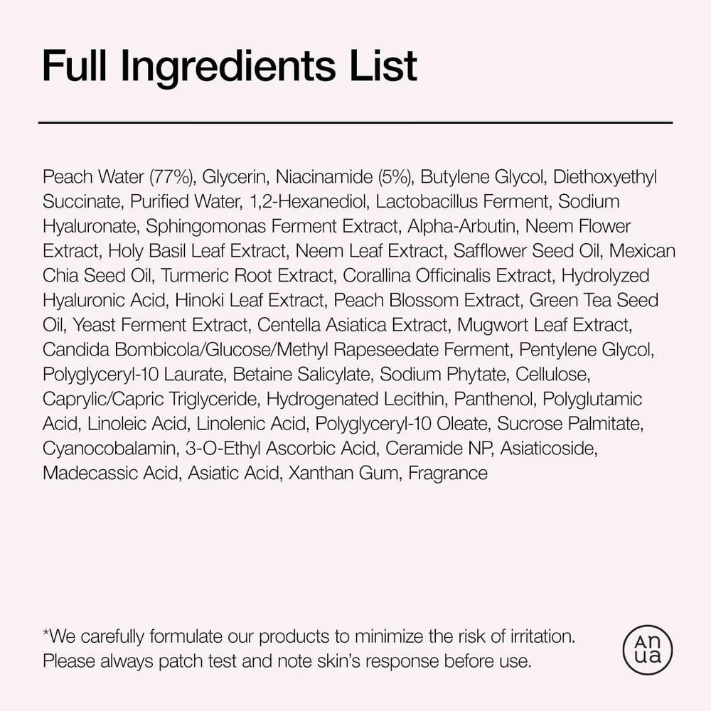 ANUA Peach 70% Niacinamide Serum - 30ml