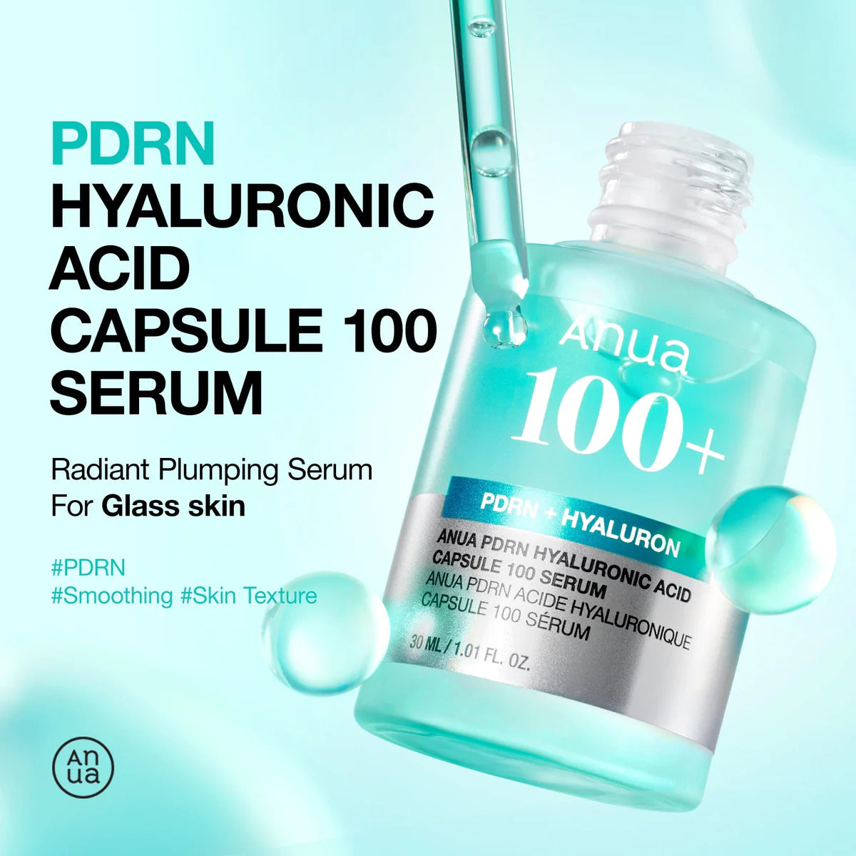 ANUA PDRN Hyaluronic Acid Capsule 100 Serum - 30ml