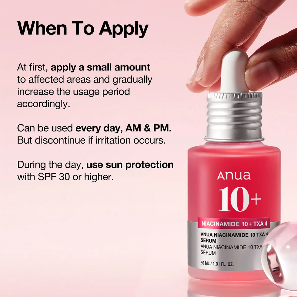 ANUA Niacinamide 10% + TXA 4% Dark Spot Correcting Serum - 30ml