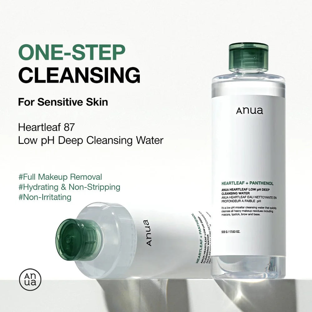 ANUA Heartleaf 87 Low pH Deep Cleansing Water - 500g