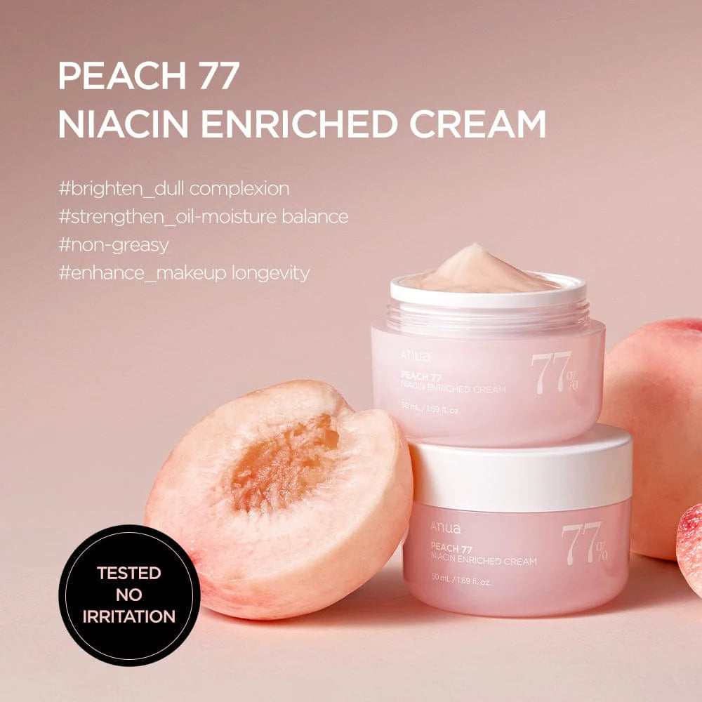 ANUA Peach 77 Niacin Enriched Cream - 50ml