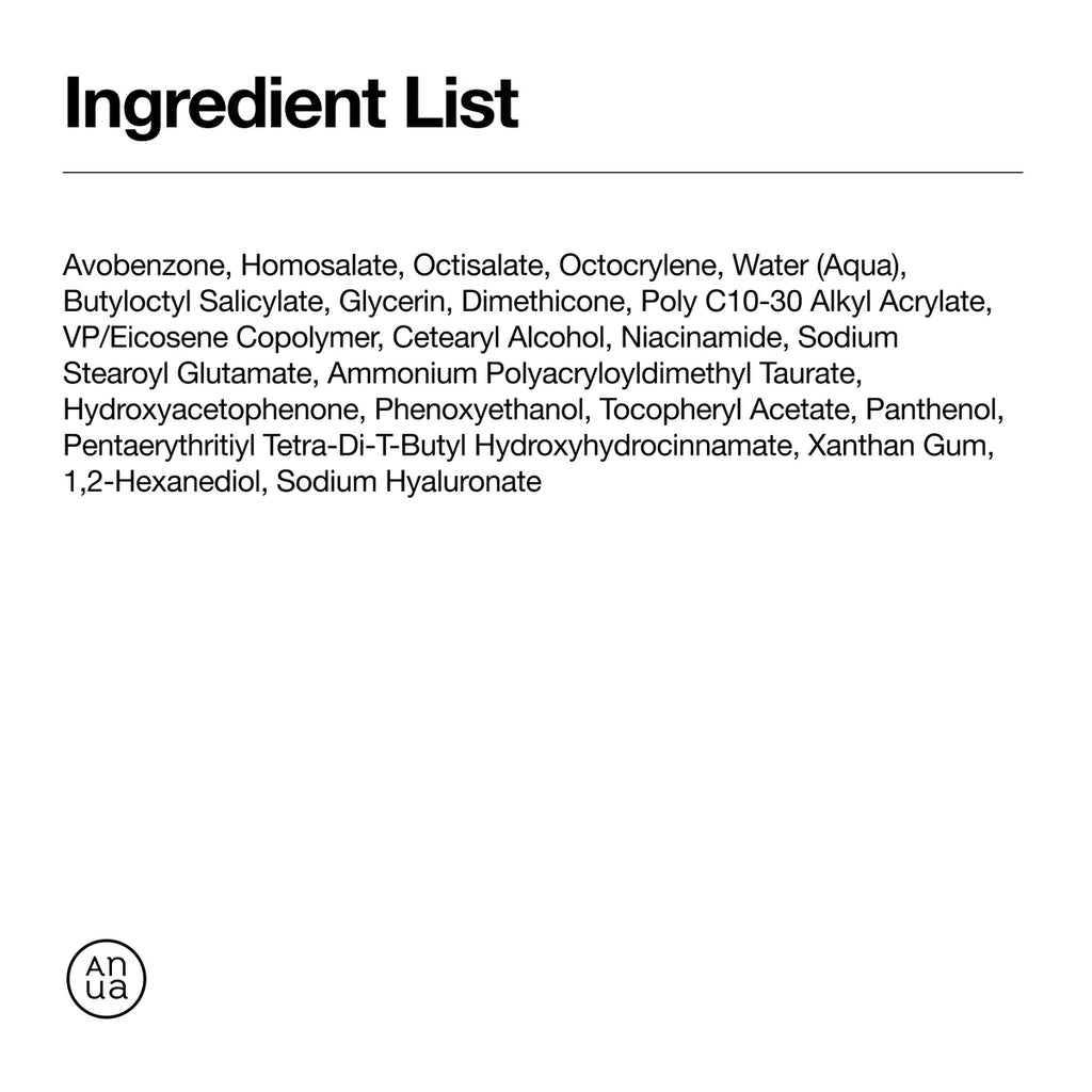 ANUA Zero-Cast Moisturising Finish Sunscreen - 50ml