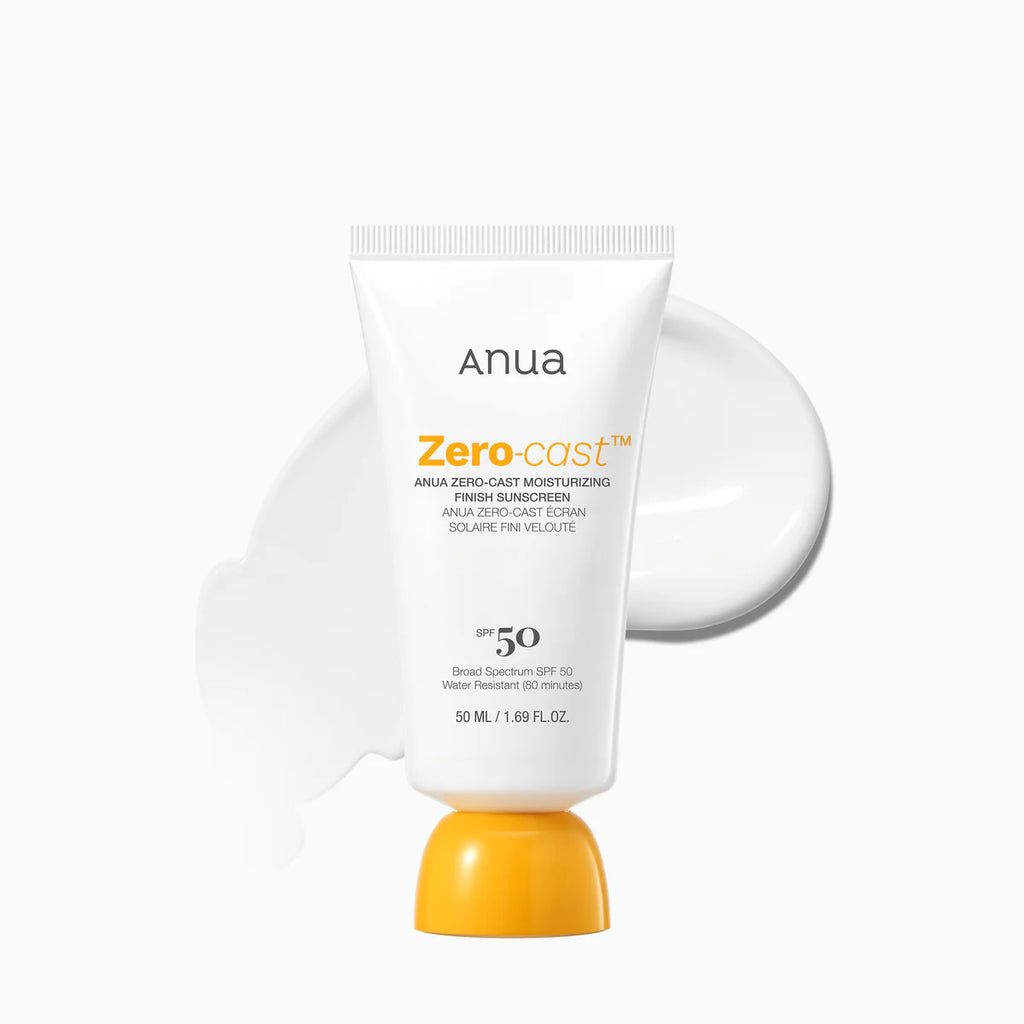 ANUA Zero-Cast Moisturising Finish Sunscreen - 50ml