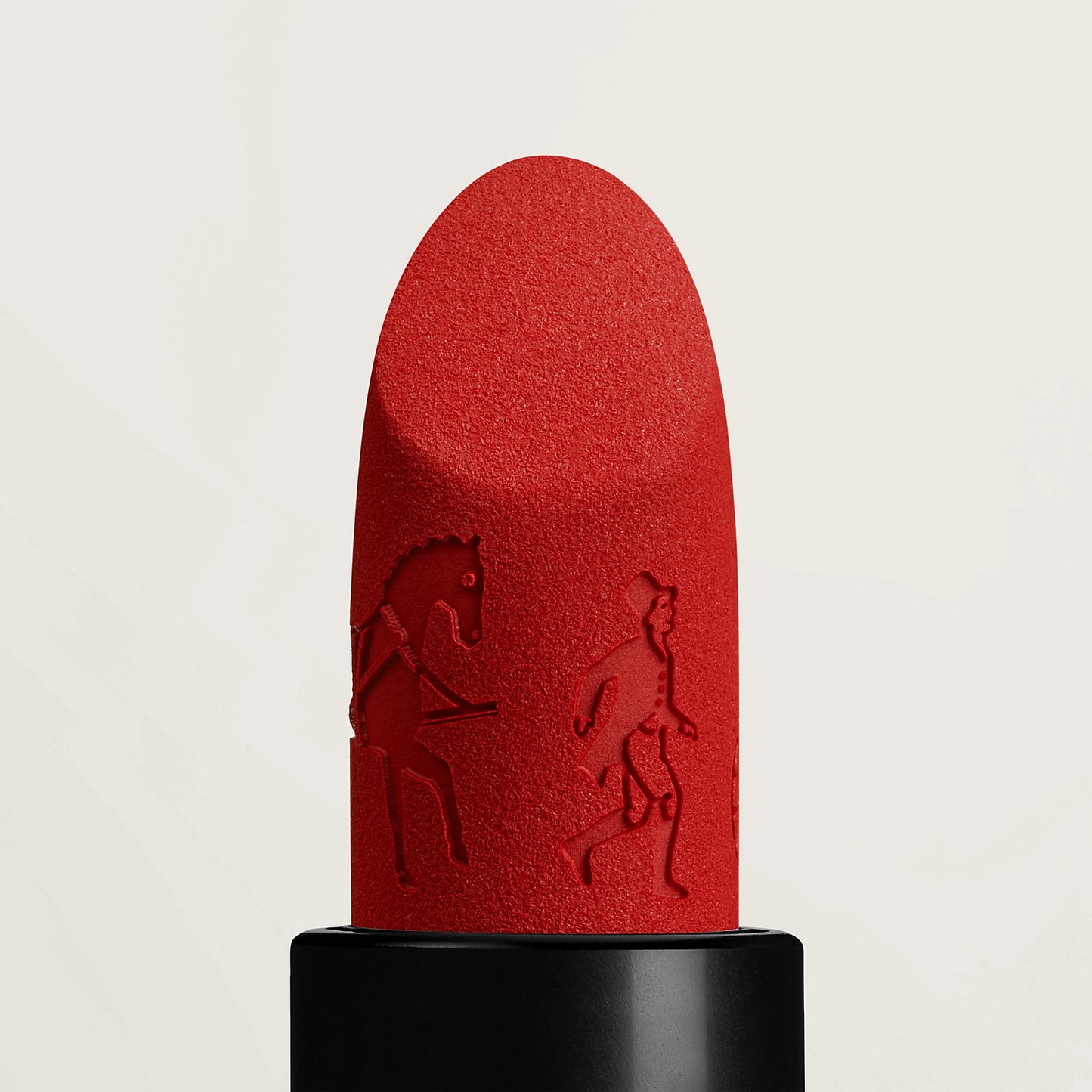 Rouge Hermès Engraved Matte Lipstick - Rouge Amazone LIMITED EDITION