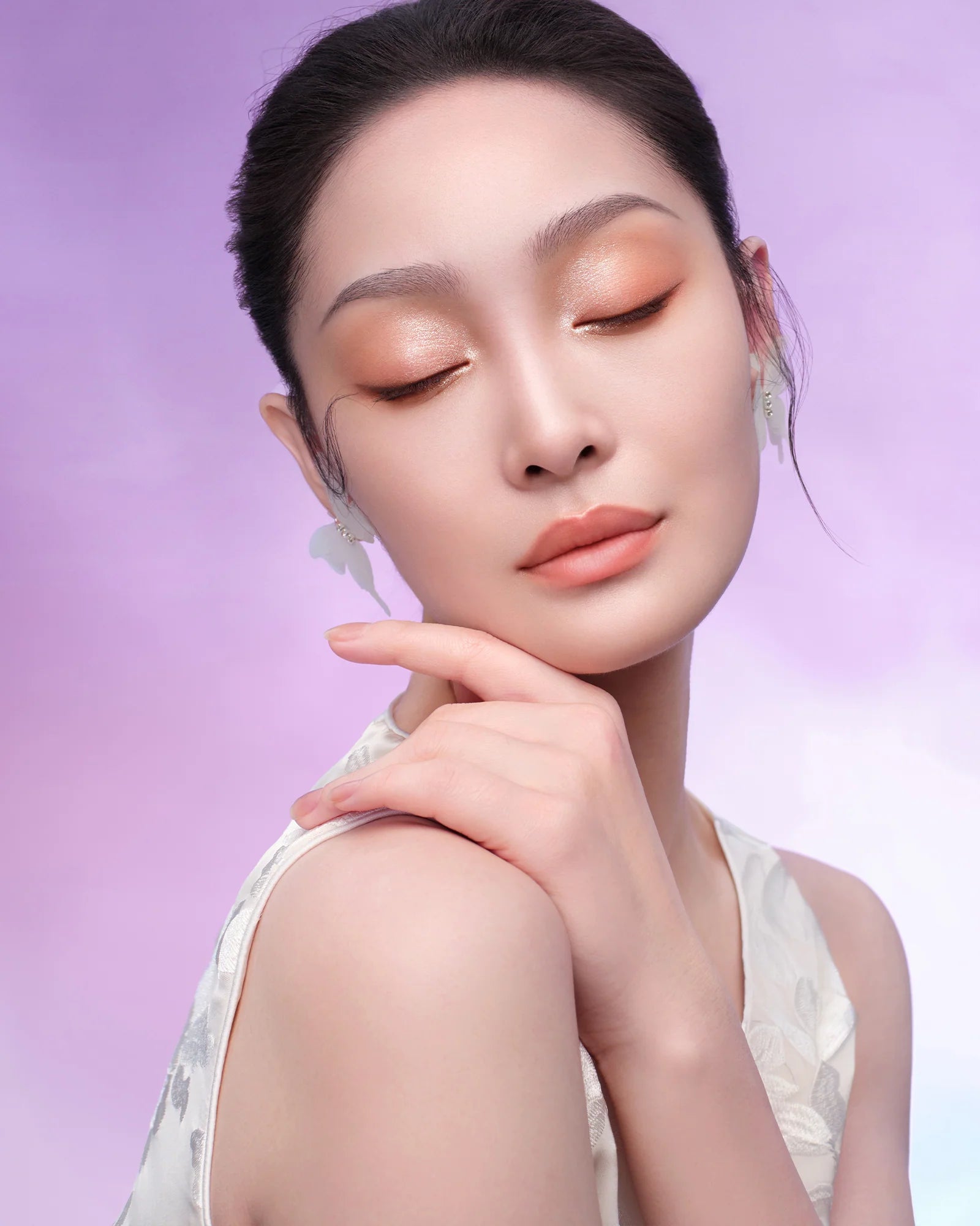 Butterfly Glitter Quad Eyeshadow Palette